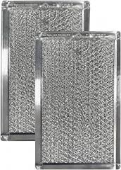 Compatible for GE AP3185629 Microwave Oven Aluminum Grease Mesh Filters (2 Pack)