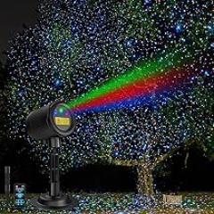 Laser Lights Outdoor, 3 Color RGB Laser Projector Lights Outdoor, Waterproof Holiday Laser Light Projector Outdoor Indoor for Home Yard Garden Decoration