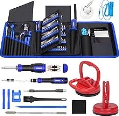 STREBITO Precision Screwdriver Set 191-Piece + 2-Piece Suction Cups Bundle, LCD Screen Remover for Computer, iPhone, Laptop, Cell Phone, Macbook, PS4/5, Tablet and Electronics Repair
