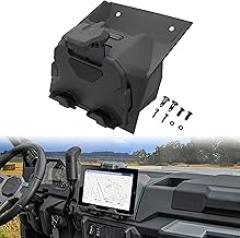 Tablet Mount for Ranger XP 1000 18-24, Electronic Device Holder Ipad Tablet Mounts GPS Holder with Storage Box Organizer Tray for Polaris Ranger XP 1000 Crew Diesel 2018-2024 Accessories