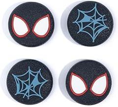 Yocore Cool Spider Switch Thumb Grip Caps,Soft Silicone Thumb Grips,Analog Stick Caps Soft Silicone Joystick Caps for Switch Pro/ PS4 / PS5,4 Pcs- ZZGY