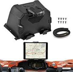 Electronic Device Holder for Yamaha Viking, Adjustable Navigator Tablet Mount GPS Phone Holder with Storage Box for Yamaha Viking/Viking VI 2014-2024 Accessories