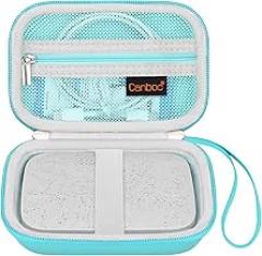 Canboc Carrying Case for HP Sprocket 2x3 Instant Smartphone Printer, Wireless Mobile Photo Printer, Zipper Mesh Bag fits Photo Paper Cable, Green