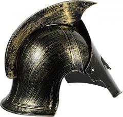 Milisten Roman Soldier Helmet Fighter Helmet Cosplay Headgear for Men Party Halloween Costume Accessory