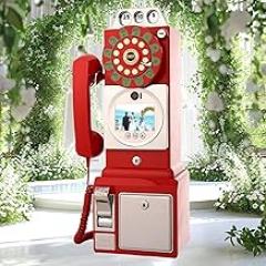 Video & Audio Guest Book Wedding Phone Guestbook Creative Easy to Use & Fun Engagements Anniversaries Baby Showers Graduation,Red-32G