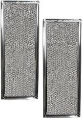 Compatible for GE G-8102 WB02X1582 Grease Mesh Microwave Range Hood Filters (2-Pack)