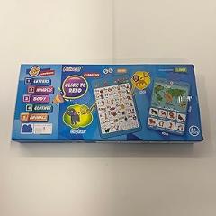 Electronic Interactive Double-Sided Alphabet Wall Chart, Talking ABC & 123s & Music & Learning Poster, Best for Preschool Boys & Girls (Blue+P)