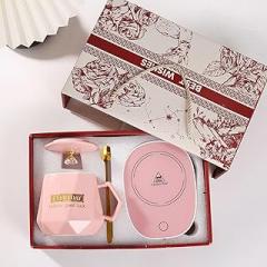 Heated Cup Warmer Coffee Mug Warmer for Desk Electronic Coffee Cup Warmer Intelligent Temperature Control Cup Warmer Beverage Warmer Warmer Mat Pad Heater for Home Office