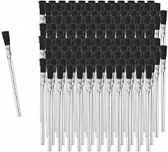 Fulton Acid Glue Applicator Brushes Made with Horse Hair Bristles | Tin Metal Tubular Ferrule Handle | Ideal for Home, School, and Workshop (144)