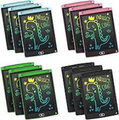 12 Pack LCD Writing Tablet for Kids, Colorful Toddler Drawing Tablet Doodle Board, Erasable Reusable Electronic Drawing Pad, LEYAOYAO Educational and Learning Toy for 3-6 Years Old Boy and Girl