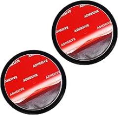 Dashboard Pad Mounting Disk for Tomtom VIA 5-Inch GPS Navigator Suction Cup Mount – 2-Pack of 65mm Replacement Holder Base with Sticky Strong Adhesion - DMD65