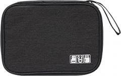 Electronic Organizer Travel Universal Accessories Storage Bag Portable for Hard Drives, Cables, Memory Sticks, Charger, Phone, USB,SD Cards