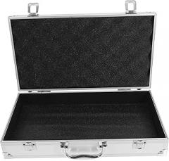 SAFIGLE Aluminum Alloy Portable Tool Box Combination Lock, Hard Metal Carrying Case for Medical, Electronics, and Hardware Storage, Compact 35x19x6.5cm White Tool Organizer for Travel