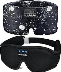 LC-dolida Extra Large Silk Sleep Mask with Bluetooth Headphones and 3D Sleep Mask Bluetooth