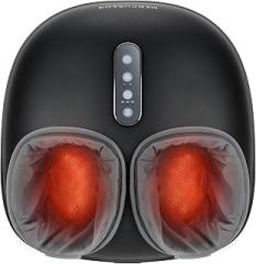 Medcursor Foot Massager with Heat - Shiatsu Feet Massage Machine Delivers Relief for Tired Muscles & Plantar, Deep Kneading Therapy, Multi-Level Settings for Home, Office Use, Size up to 13