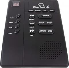 ClearSounds ANS3000 Amplified Answering Machine for Analog Telephones Landline with Up to 30dB Amplification
