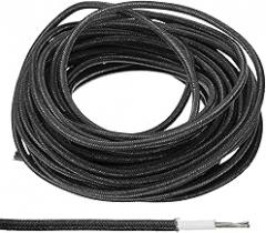 Generic 9.8Ft 15AWG Electronic Wire, -30 to 200 Degrees Celsius Insulated High Temperature Resistant Electrical Flexible Silicone Cable for Lamp Boiler Heater, Black