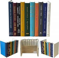 CovoBox— Original Hidden Storage Secret Book Box Electronics Hider | Hide Router, Cable, Modem, Cords, Plugs, Outlets, Money, Docs, Jewelry | Made with Real Used Hardcover Books [Tops OFF]