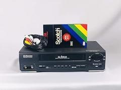 Emerson EWV401B Video Cassette Recorder Player VCR Da-4Head