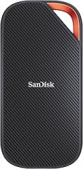 2TB SanDisk Extreme PRO Portable SSD with USB4, Up to 3800 MB/s Read and 3700MB/s Write, USB-C, USB 3.2, Backwards Compatible, IP65 Water and Dust Resistance - SDSSDE82-2T00-G25