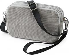 BBORGDC Small Wristlet Wallet for Women, 3-Zip RFID Crossbody Phone Purse