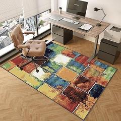 Drum Rug Gaming Office Chair Mat Chair Mat for Gaming or Office Chairs, Durable Material, Protects Floors, Floors, Parquet, for Gaming and Work-J||150x180cm