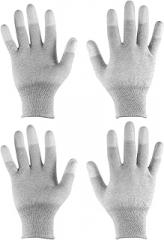 HARFINGTON ESD Anti Static Gloves Resistance Carbon Fiber Computer Gloves for PC Computer Electronics Installation and Repair