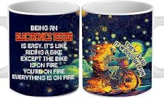 Being Electronics Tester Appreciation Gift Mug, Coworker Electronics Tester Gift For Birthday, christmas cup