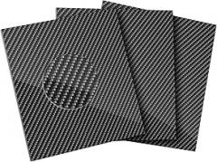 Carbon Fiber Sheet, 100×250 MM 0.5mm 1.0mm 1.5mm 2mm 3.0mm 4.0mm, 3K Full Carbon Fiber Board 100% Twill Weave Glossy Surface Carbon Fiber Plate