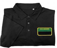 247EMBROIDERY Vaq 209 carrier tactical electronics warfare squadron tag embroidered patch polo shirt Multicolor