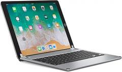 Brydge 12.9 Keyboard for iPad Pro 12.9 inch | ONLY 2017/2015 Models | Aluminum Bluetooth 4.2 Wireless Keyboard with Backlit Keys | Long Battery Life | (Space Gray)
