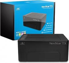 Vantec NexStar TX Dual Bay USB 3.0 Hard Drive Dock (NST-D428S3-BK)