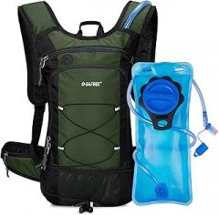 G4Free Insulated Hydration Backpack Pack with 2L BPA Free Bladder for Outdoor Running Hiking Cycling Camping