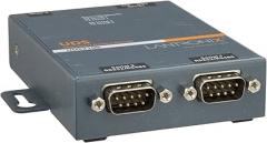 Lantronix UDS2100 2-Port Device Server - 2 x DB-9, 1 x RJ-45