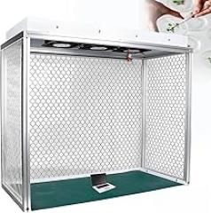 Triple Fan Laminar Flow Hood - Aluminum Laboratory Grade with H14 HEPA Filter (99.99% Filtration) for Phone Repair and Electronics Workbench