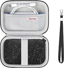 Hard Carrying Case for HP Sprocket Portable 2x3 Instant Color Photo Printer, Wireless Bluetooth Portable Printer, Storage Holder Bag with Mesh Pocket for Photo Paper, USB Cable, Black