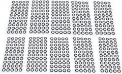 Yunseity 3D Scanning Markers, 500 Pcs ID 6mm OD 10mm Reflective Tracking Dots with, Adhesive Foils, for 3D Scanners in Motion Capturing Fields