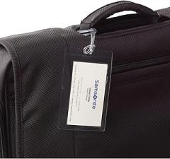 Samsonite® ID Tags, Self-Laminating, Clear, Pack Of 3