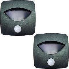 Command Electronics 12V LED Motion Activated Step Light – Surface Mount Security Light & Motion Detector – Clear Lens – OEM RV, Camper, Bus, Truck, & Trailer – 2.5