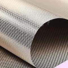 EMF EMI RFID Shielding Faraday Fabric Blocks RF Signals Faraday Cloth Grounding RFID Shielding-Block for Card Bag Cloth, Electronic Products,silver-6x1.1m