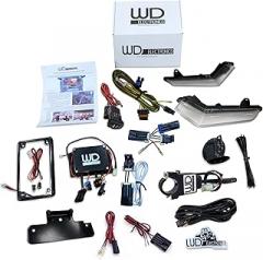 WD Electronics Compatible with Can Am Commander Front Signature Lights, Integrated Street Legal Turn Signal Kit, 2021+ Models, Easy Install Plug and Play