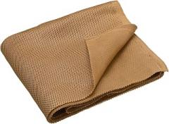 MECCANIXITY Speaker Grill Cloth Polyester Fiber Mesh Fabric 0.5x1.65M/39x65Inch for Stereo Dustproof Brown