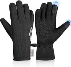 ATERCEL 3M Thinsulate Winter Gloves Men Women, Waterproof Thermal Cold Weather Gloves, Touchscreen Snow SKI Skating Gloves