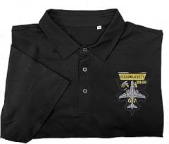 247EMBROIDERY Vaq 138 electronic attack squadron embroidered patch polo shirt ea 6b yellowjackets Multicolor