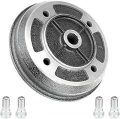 Compatible with Rear Brake Drum W/Bolt for Mule 2510 KAF620A KAF620 A 4X4 1994-2000