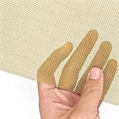 GTPBAO 15x15cm Copper Wire Mesh Shielding Fabric Non Magnetic Signal Net Brass Woven Wire for Electronic Application Flexible(80 Mesh)