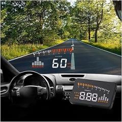 X5 Car HUD OBD II Head Up Display Overspeed Warning System Projector Windshield Auto Electronic Voltage Alarm