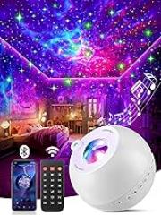 One Fire Galaxy Projector 360 Modes+15 White Noise+Bluetooth Star Projector Valentines Day Gifts Decorations Birthday Gifts Night Light Lava Lamp Teen Girl Gift for Teen Boy Gift Room Decor Led Lights