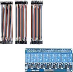 ELEGOO 120pcs Multicolored Dupont Wire & ELEGOO 8 Channel DC 5V Relay Module