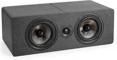 Micca MB42X-C G2 Center Channel Speaker for Home Theater Surround Sound, 2-Way Passive Speaker (Black, Each)